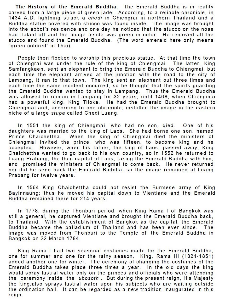 History of the Emerald Buddha page 2